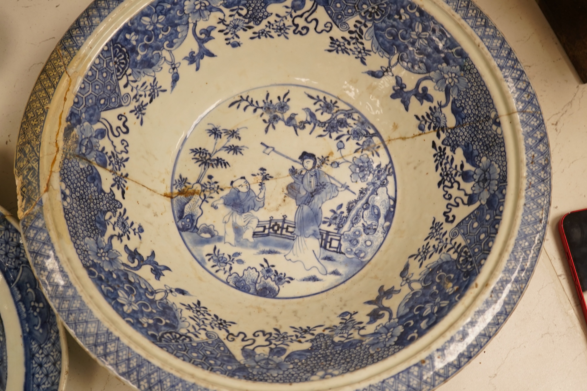 A large collection of 18th century and later Chinese export porcelain